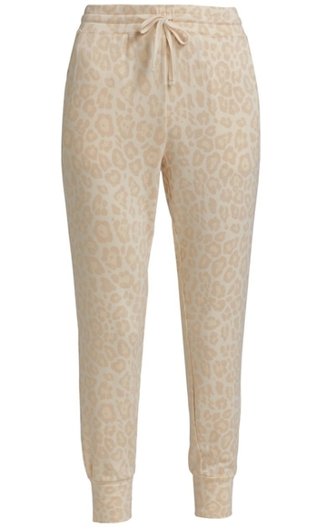 Splendid Leopard Print Joggers - Picture 1 of 7